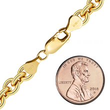 Load image into Gallery viewer, Finished Heavy Round Cable Necklace in 14K Gold-Filled
