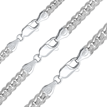 Load image into Gallery viewer, Finished Round Curb Chain Necklace in Sterling Silver
