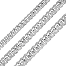Load image into Gallery viewer, Bulk / Spooled Round Curb Chain in Sterling Silver (4.30 mm - 6.10 mm)
