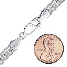 Load image into Gallery viewer, Finished Round Curb Bracelet in Sterling Silver
