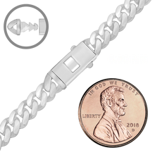 Load image into Gallery viewer, Finished Handmade Cuban Curb Necklace in Sterling Silver

