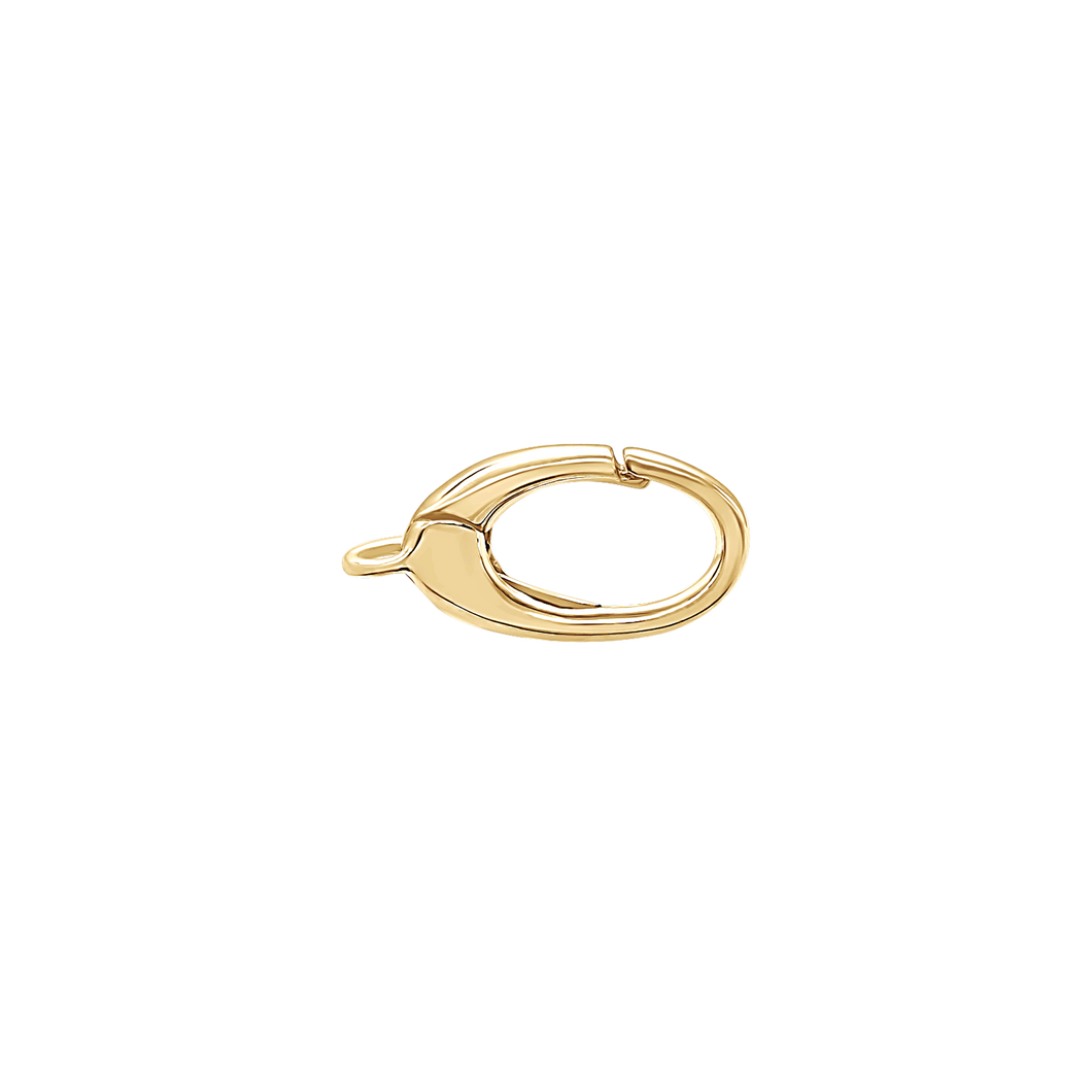 Oval Open In Chain Connectors / Charm Hangers / Carabiners (6 x 12 mm - 9 x 15 mm)