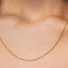 Delancey St. Diamond Cut Cable Necklace in 14K Yellow Gold