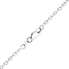 Delancey St. Diamond Cut Cable Necklace in 18K White Gold