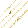 Delancey St. Diamond Cut Cable Anklet in 18K Yellow Gold