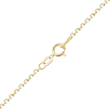 Load image into Gallery viewer, Delancey St. Diamond Cut Cable Necklace with Spring Ring in 14K Yellow Gold
