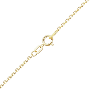 Delancey St. Diamond Cut Cable Necklace with Spring Ring in 14K Yellow Gold