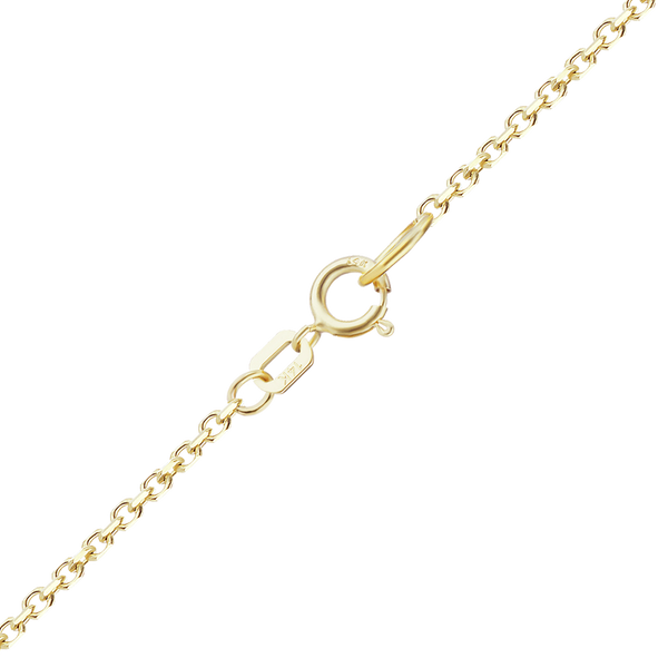 Delancey St. Diamond Cut Cable Necklace with Spring Ring in 14K Yellow Gold