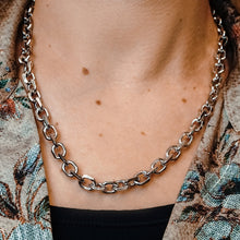 Load image into Gallery viewer, Delancey St. Diamond Cut Cable Chain Necklace in Sterling Silver
