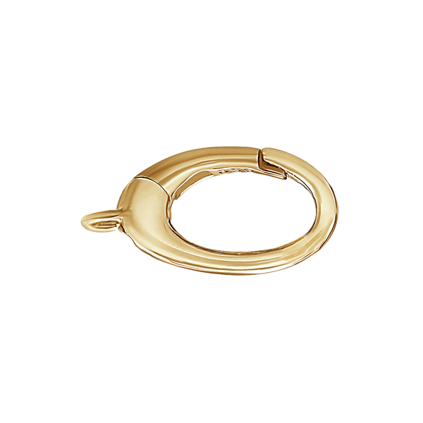 Oval Open In Chain Connectors / Charm Hangers / Carabiners (6 x 12 mm - 9 x 15 mm)