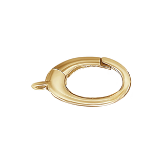 Oval Open In Chain Connectors / Charm Hangers / Carabiners (6 x 12 mm - 9 x 15 mm)