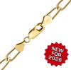 Finished Elongated Curb Bracelet in 14K Gold-Filled