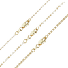 Flat Christopher St. Cable Anklet in 14K Yellow Gold