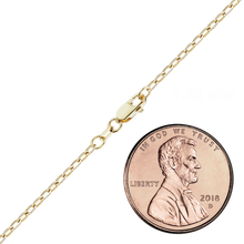 Load image into Gallery viewer, Flat Christopher St. Cable Bracelet in 14K Yellow Gold
