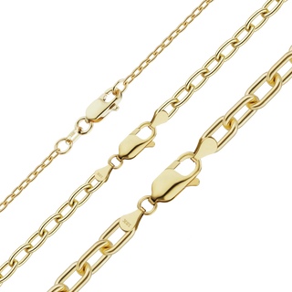 Christopher St. Cable Necklace in 18K Yellow Gold