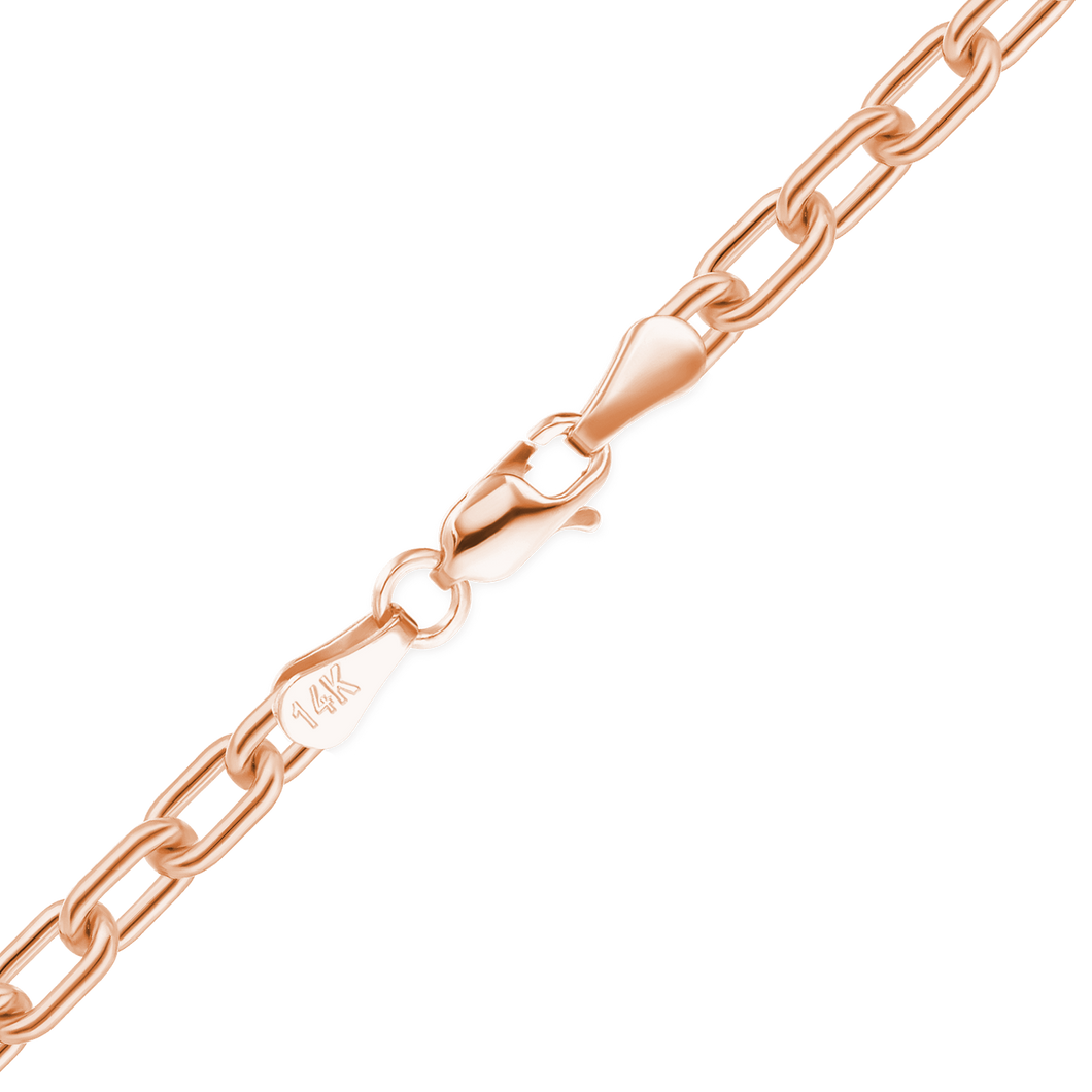 Christopher St. Cable Bracelet in 14K Rose Gold