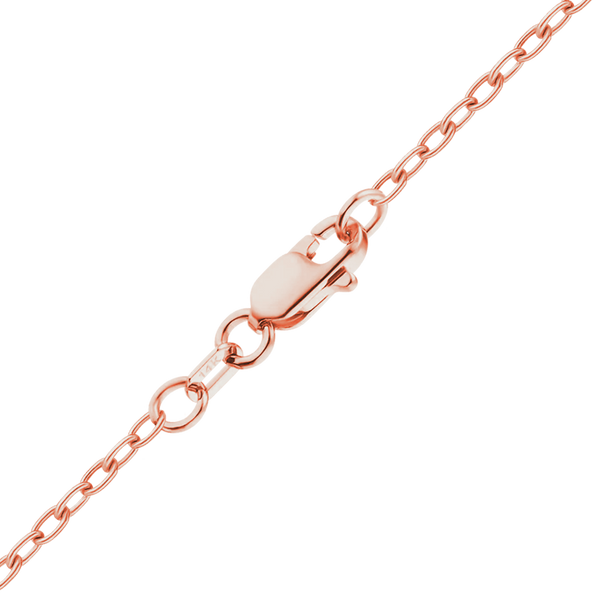 Christopher St. Cable Anklet in 14K Rose Gold