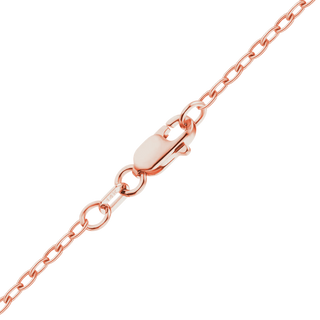 Christopher St. Cable Necklace in 14K Rose Gold