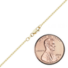 Christopher St. Cable Anklet in 14K Yellow Gold