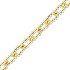 Bulk / Spooled Elongated Cable Chain in 14K & 18K Yellow Gold (1.00 mm - 5.90 mm)