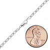 Christopher St. Cable Necklace in 14K White Gold