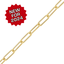 Load image into Gallery viewer, Bulk / Spooled Elongated Cable Chain in 14K Gold-Filled (1.30 mm - 4.60 mm)

