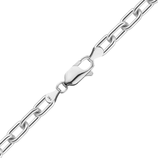 Christopher St. Cable Anklet in 14K White Gold