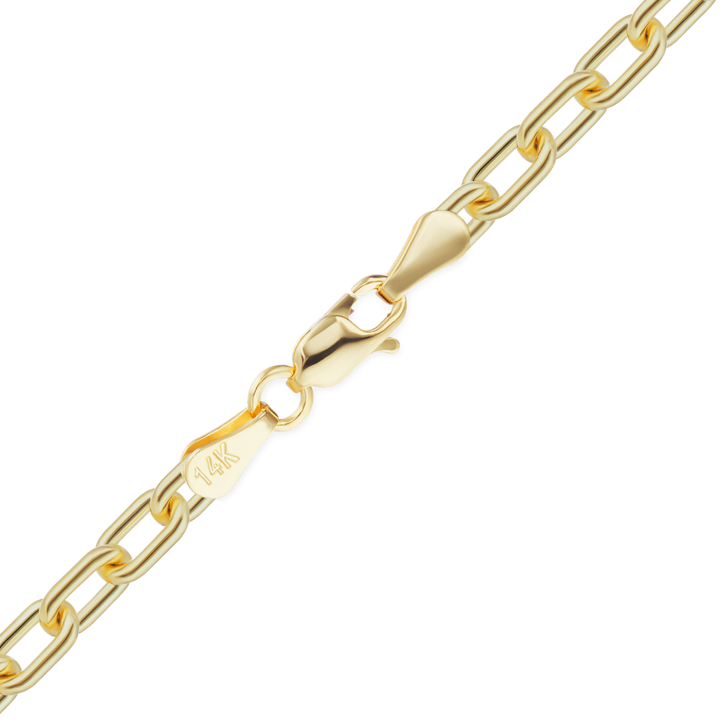 Christopher St. Cable Necklace in 14K Yellow Gold