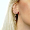 Houston St. Semi-Solid Cable Chain Earrings
