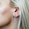 Houston St. Semi-Solid Cable Chain Earrings