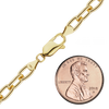 Christopher St. Cable Anklet in 14K Yellow Gold