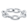 Christopher St. Cable Chain Ring in Sterling Silver