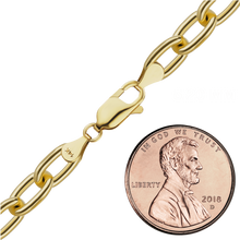 Load image into Gallery viewer, Christopher St. Cable Necklace in 14K Yellow Gold
