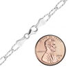 Elizabeth St. Elongated Textured Cable Chain Necklace in Sterling Silver