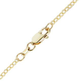 Finished Flat Cable Anklet in 14K Gold-Filled