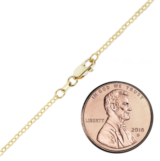 Finished Flat Cable Anklet in 14K Gold-Filled
