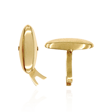 ITI NYC Oval Shape Cuff Links