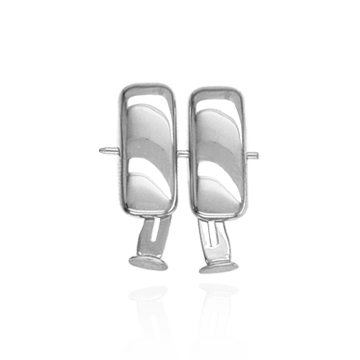 ITI NYC Box Shape Cuff Links (15 x 6mm)