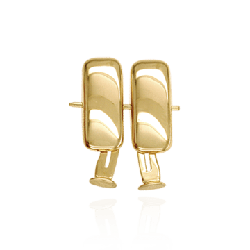 ITI NYC Box Shape Cuff Links (15 x 6mm)