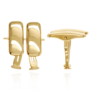 ITI NYC Box Shape Cuff Links (15 x 6mm)