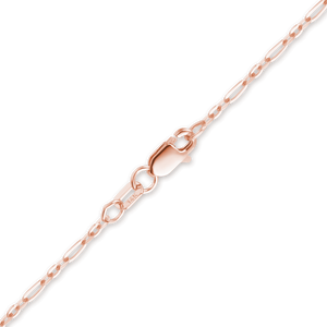 FiDi Figaro Cable Necklace in 14K Rose Gold