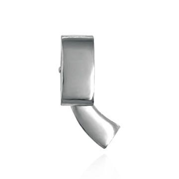 ITI NYC Square Whales Tail Cuff Links (14 x 7mm)