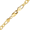 Finished Round Figaro Cable Anklet in 14K Gold-Filled