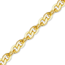 Load image into Gallery viewer, Bulk / Spooled Flat Twisted Cable (Singapore) in 14K Yellow Gold (1.20 mm - 1.62 mm)
