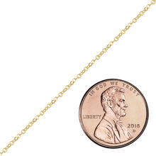 Load image into Gallery viewer, Bulk / Spooled Flat Twisted Cable (Singapore) in 14K Yellow Gold (1.20 mm - 1.62 mm)
