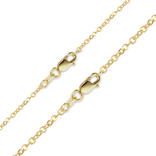 Columbus Ave. Cable Anklet in 14K Yellow Gold