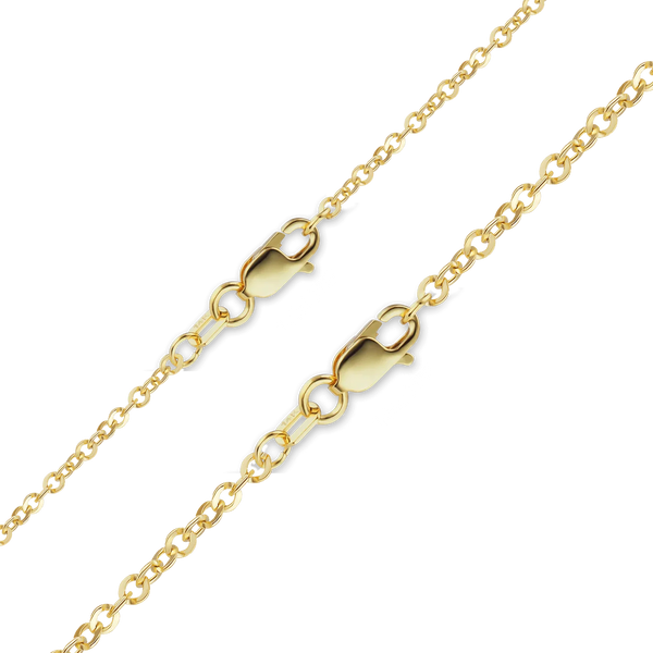 Columbus Ave. Cable Anklet in 14K Yellow Gold