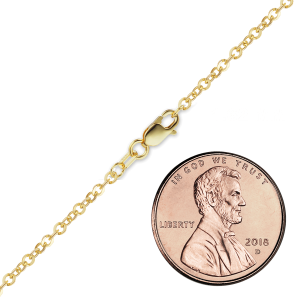 Columbus Ave. Cable Bracelet in 14K Yellow Gold