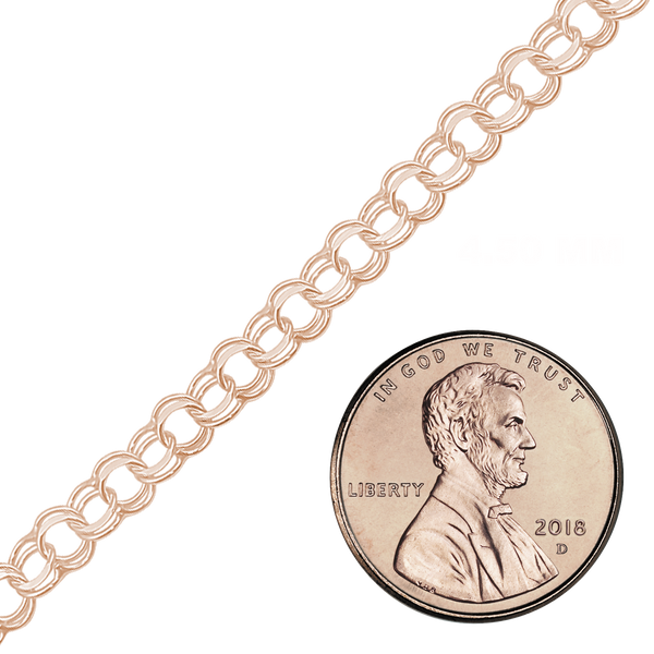 Special Order Only: Bulk / Spooled Charm "Bracelet" Chain in Gold