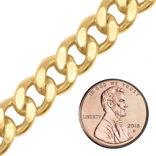 Load image into Gallery viewer, Bulk / Spooled Heavy Flat Curb Chain in 14K Gold-Filled (1.10 mm - 10.50 mm)
